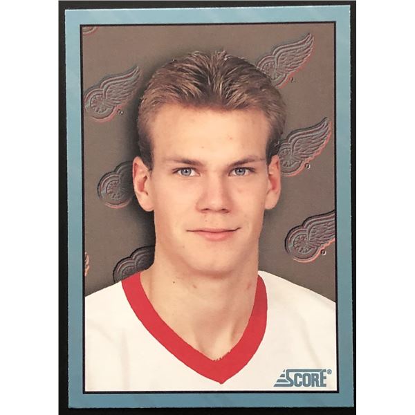 1992 SCORE NICKLAS LIDSTROM (HOF) ROOKIE CARD