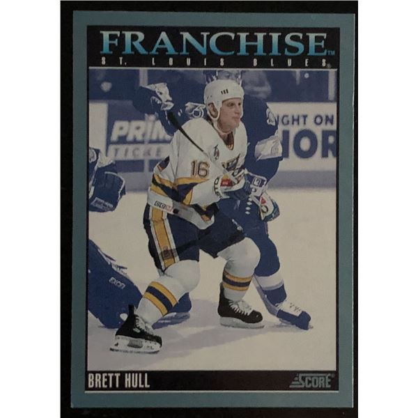 1992-93 SCORE BRETT HULL (HOF)
