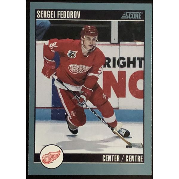 1992-93 SCORE SERGEI FEDEROV (HOF)