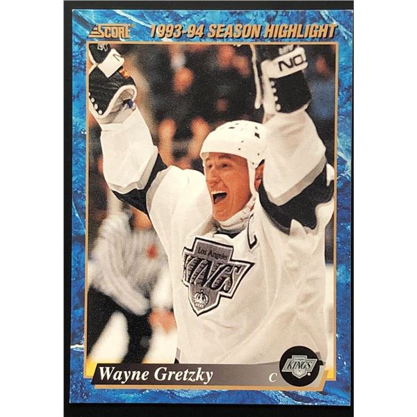 1992-93 SCORE WAYNE GRETZKY (HOF)