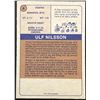 Image 2 : 1974-75 O-PEE-CHEE WHA ULF NILSSON (HOF) ROOKIE CARD