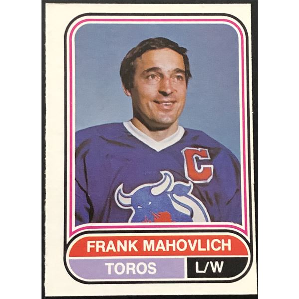 1975-76 O-PEE-CHEE WHA FRANK MAHOVLICH (HOF)