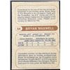 Image 2 : 1976-77 O-PEE-CHEE WHA BRYAN MAXWELL ROOKIE CARD