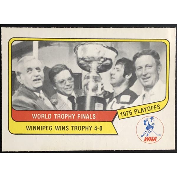 1976-77 O-PEE-CHEE WHA WINNIPEG JETS AVCO CUP CHAMPS