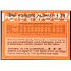 Image 2 : 1988 TOPPS TRADED ROBERTO ALOMAR (HOF) ROOKIE CARD