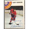 Image 1 : 1978-79 O-PEE-CHEE LARRY ROBINSON (HOF) SIGNED