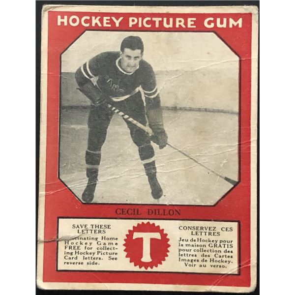 1933-34 CANADIAN GUM CECIL DILLON