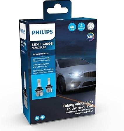 Philips Automotive Lighting X-Tremeultinon Led Headlight 9008Xuled 2 Pack