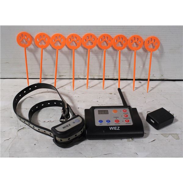 WIEZ GPS WIRELESS DOG FENCE, ELECTRIC DOG FENCE,
