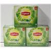 THREE BOXES LIPTON GREEN TEA BB MARCH 2025