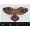 Image 1 : NEW ROSE GOLD TONE METAL CELTIC OWL FRENCH CLIP