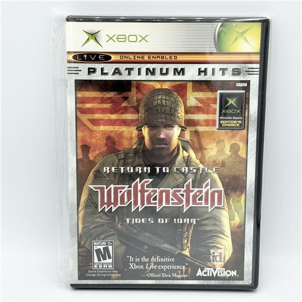 CERTIFIED REFURBISHED XBOX RETURN TO CASTLE