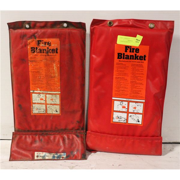 2 FIRE BLANKETS