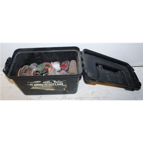 XL AMMO BOX - FULL OF GRINDER TOOLS - ESTATE
