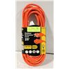 Image 1 : NEW POWER EXTENSION CORD O/D 16/3 25' ORANGE