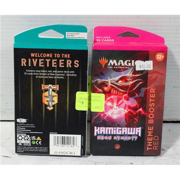 2 MAGIC THE GATHERING THEME BOOSTERS