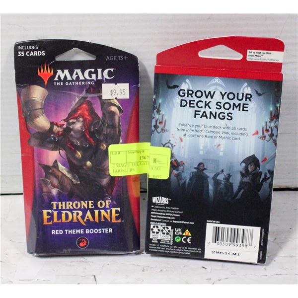 2 MAGIC THE GATHERING THEME BOOSTERS
