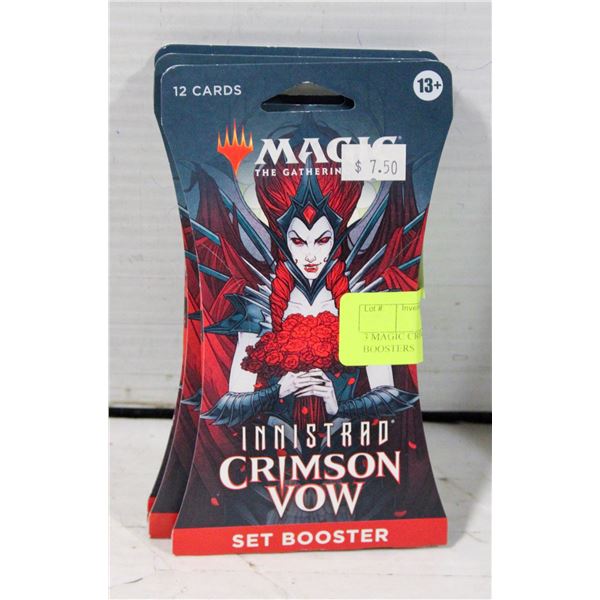3 MAGIC CRIMSON VOW SET BOOSTERS