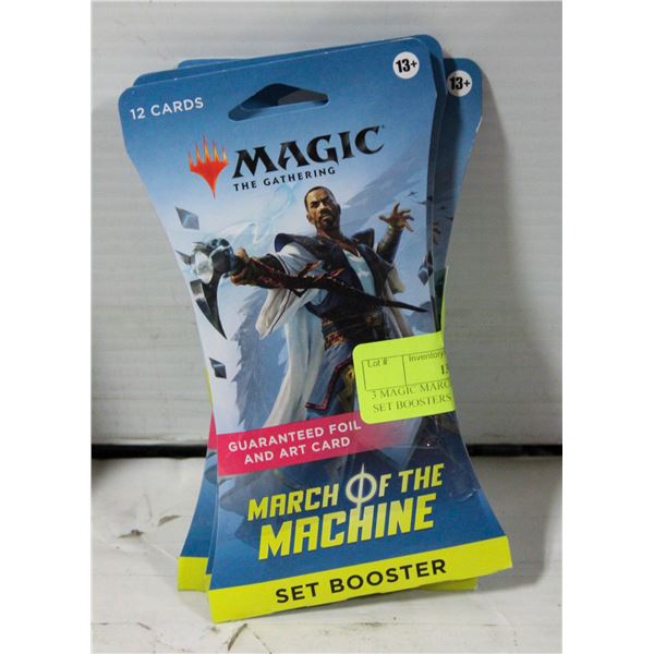 3 MAGIC MARCH OF THE MACHINES SET BOOSTERS
