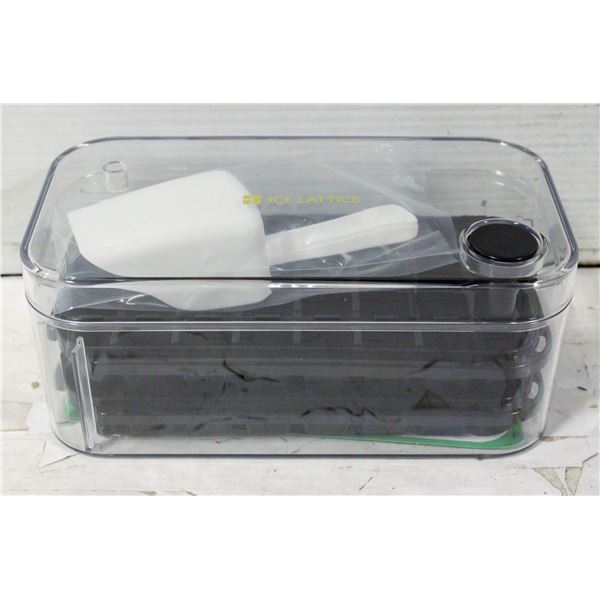 NEW COVERED ICE TRAY BLACK