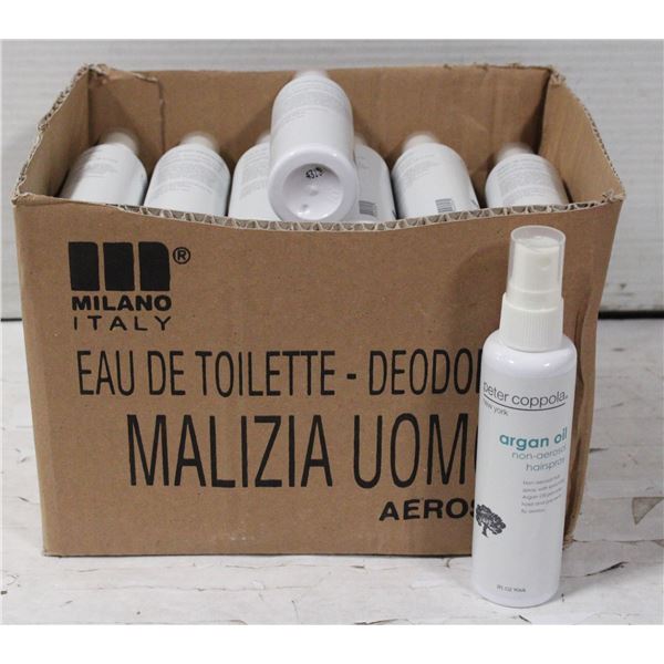 CASE OF 25 PETER COPPOLA ARGAN OIL HAIR SPRAY