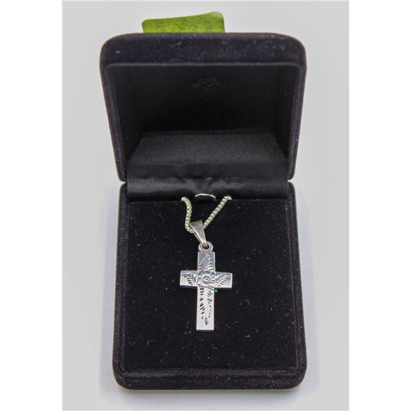ANTIQUE (1900) BRITISH SILVER CROSS-