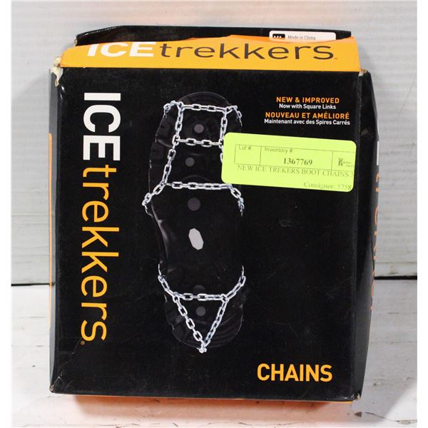 NEW ICE TREKERS BOOT CHAINS XL