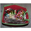 Image 1 : STORAGE BIN WITH CHRISTMAS DECORATIONS