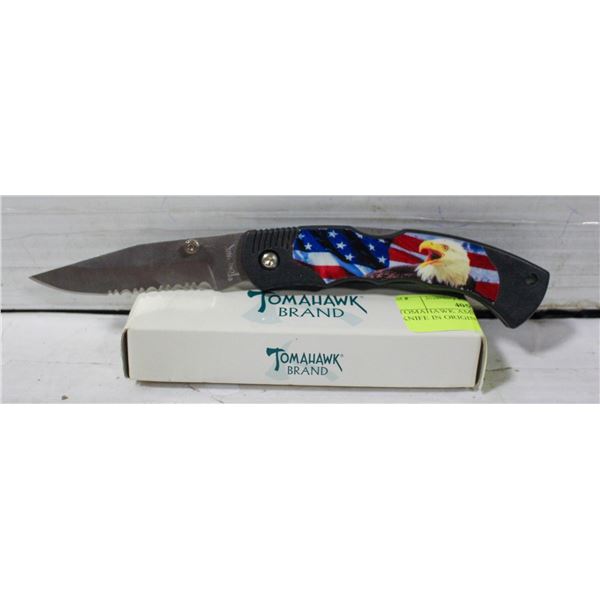 TOMAHAWK AMERICAN EAGLE KNIFE IN ORIGINAL BOX