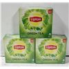 Image 1 : THREE BOXES LIPTON, GREEN TEA
