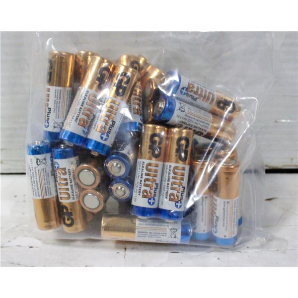 40 AA ALKALINE BATTERIES