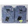 NEW MEN'S SHIRTS 2 DENIM SHIRTS SIZE XL