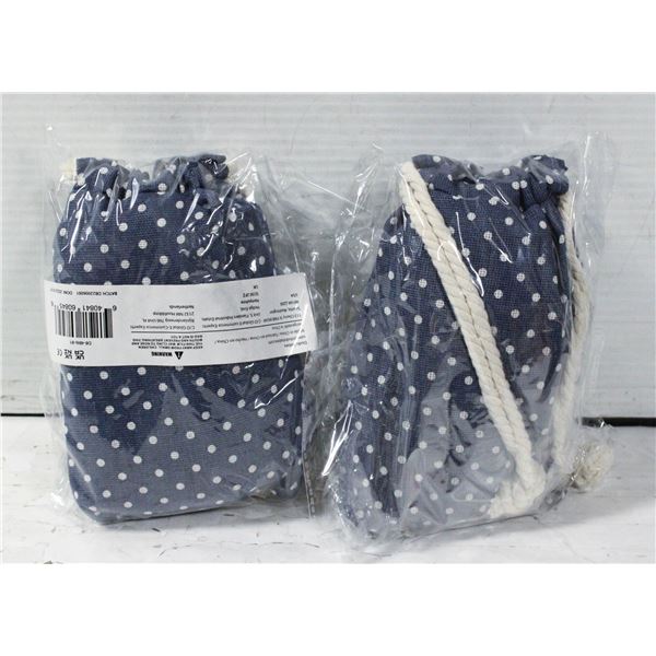 TWO SETS OF DODO BIB AND SOOTHER SETS