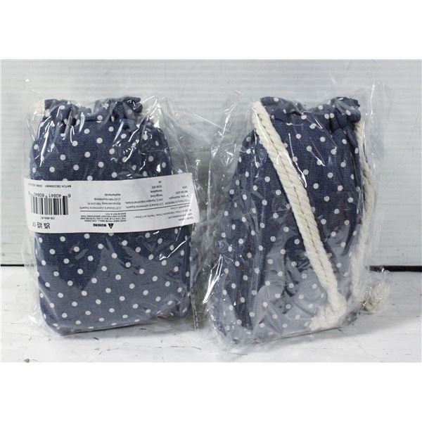 TWO SETS OF DODO BIB AND SOOTHER SETS