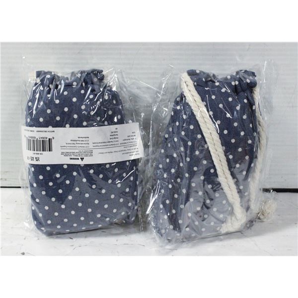 TWO SETS OF DODO BIB AND SOOTHER SETS