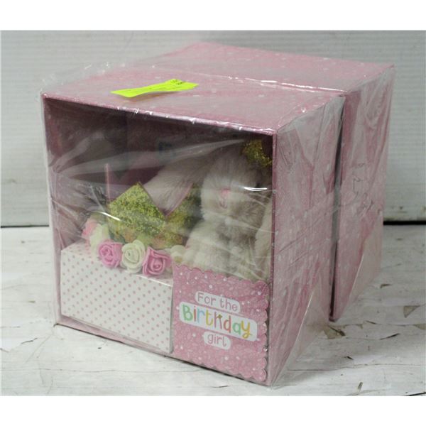 TWO TIMES BIRTHDAY BUNNY GIFT SETS