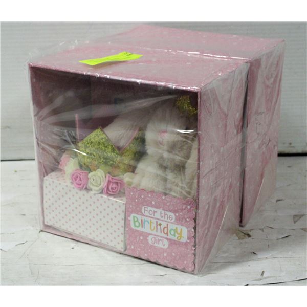 TWO TIMES BIRTHDAY BUNNY GIFT SETS