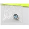 Image 1 : STAMPED 925 SILVER PENDANT WITH BLUE STONE