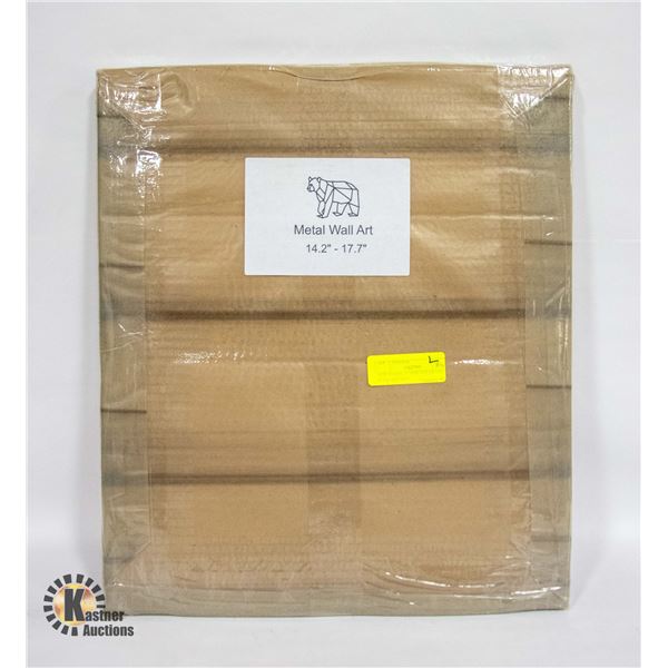 NEW IN BOX - LASER CUT METAL WALL ART/SIGN -