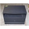 Image 1 : BLACK TV STAND 18.5" HIGH, 25.5" WIDE, 16" DEEP