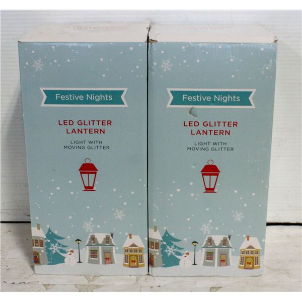 2 NEW FESTIVE LIGHTS LED GLITTER