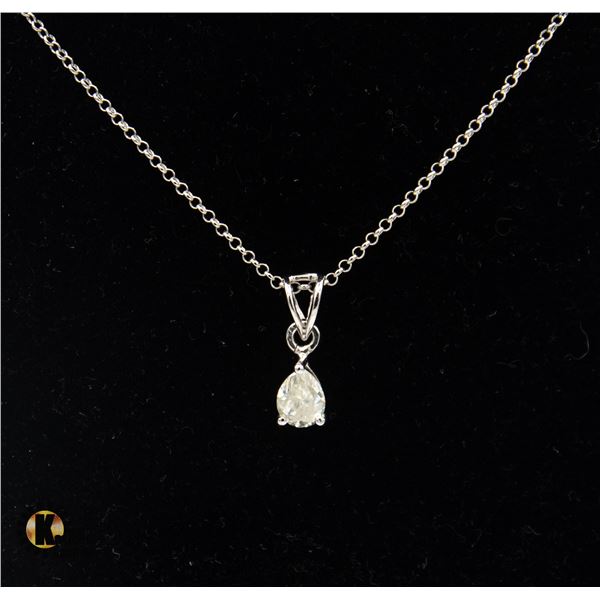 #1353-1.00 CT PEAR CUT MOISSANITE STONE VVS D