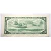 Image 2 : 13)  CANADIAN $1.00 BANKNOTE FROM 1954.