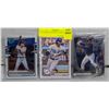 Image 1 : 3 BASEBALL ROOKIE CARDS