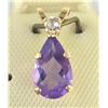 BZ2053-79C 10K AMETHYST AND MOONSTONE (0.7CT) PEND