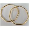 BZ2053-85C 10K 0.75G HOOP EARRINGS
