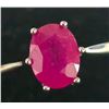 Image 1 : BZ2053-92C SILVER RUBY(1CT) RING