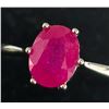 Image 2 : BZ2053-92C SILVER RUBY(1CT) RING