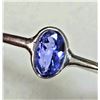 BZ2053-91C SILVER TANZANITE (0.45CT) RING