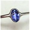 Image 2 : BZ2053-91C SILVER TANZANITE (0.45CT) RING